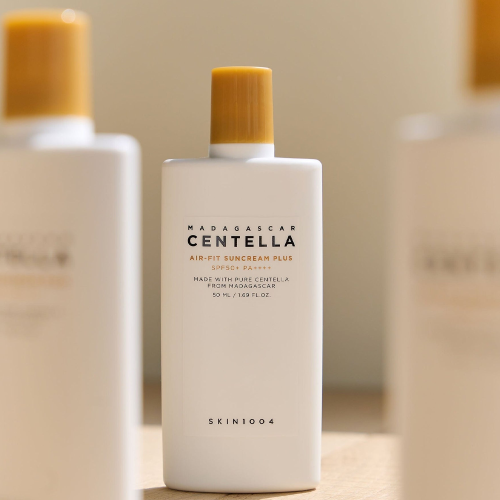 CENTELLA Air-Fit Suncream Plus SPF50+ 50ml crème solaire apaisante SPF50+ PA++++ centella Madagascar air-fit sans traces blanches - novaparapharmacie