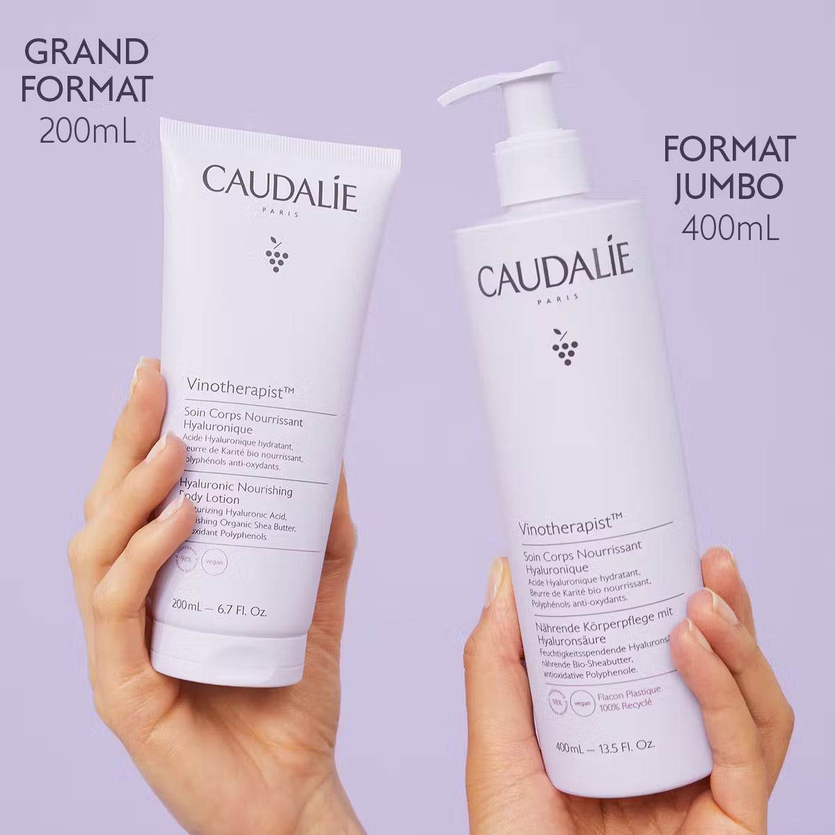 Caudalie Vinotherapist™ Soin Corps Nourrissant Hyaluronique 200ml - Hydratation 24h - Nova Parapharmacie