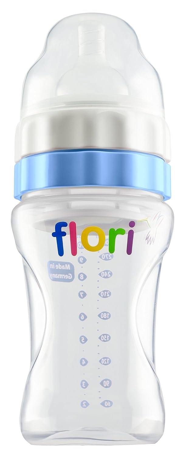 Flori Mix tétine débit réglable biberon bébé anti-colique ergonomique sécurisé adaptable - novaparapharmacie