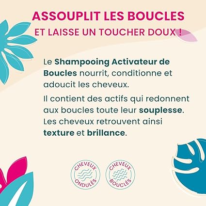 ACTIVILONG Acticurl Shampooing Activateur de Boucles 250ml shampooing cheveux bouclés frisés nettoyage doux sans sulfates agressifs - novaparapharmacie