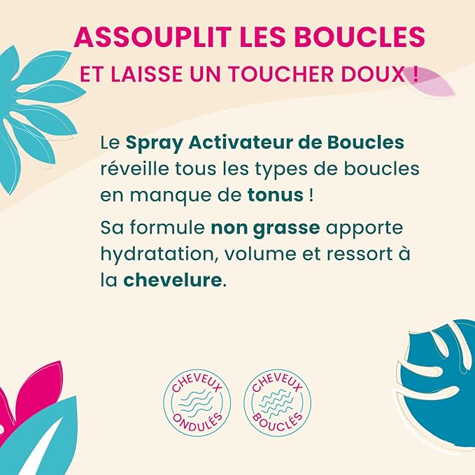 Activateur ACTIVILONG Acticurl Spray de Boucles spray définition boucles cheveux bouclés frisés activation boucles définition hydratation - novaparapharmacie