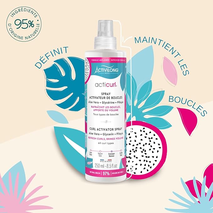 ACTIVILONG Acticurl Spray Activateur de Boucles spray définition boucles cheveux bouclés frisés activation boucles rebondissantes - novaparapharmacie