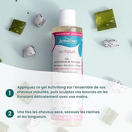 ACTIVILONG 240ml Acticurl Soin Lavant application shampooing boucles nettoyage doux hydratation sans sulfates - novaparapharmacie