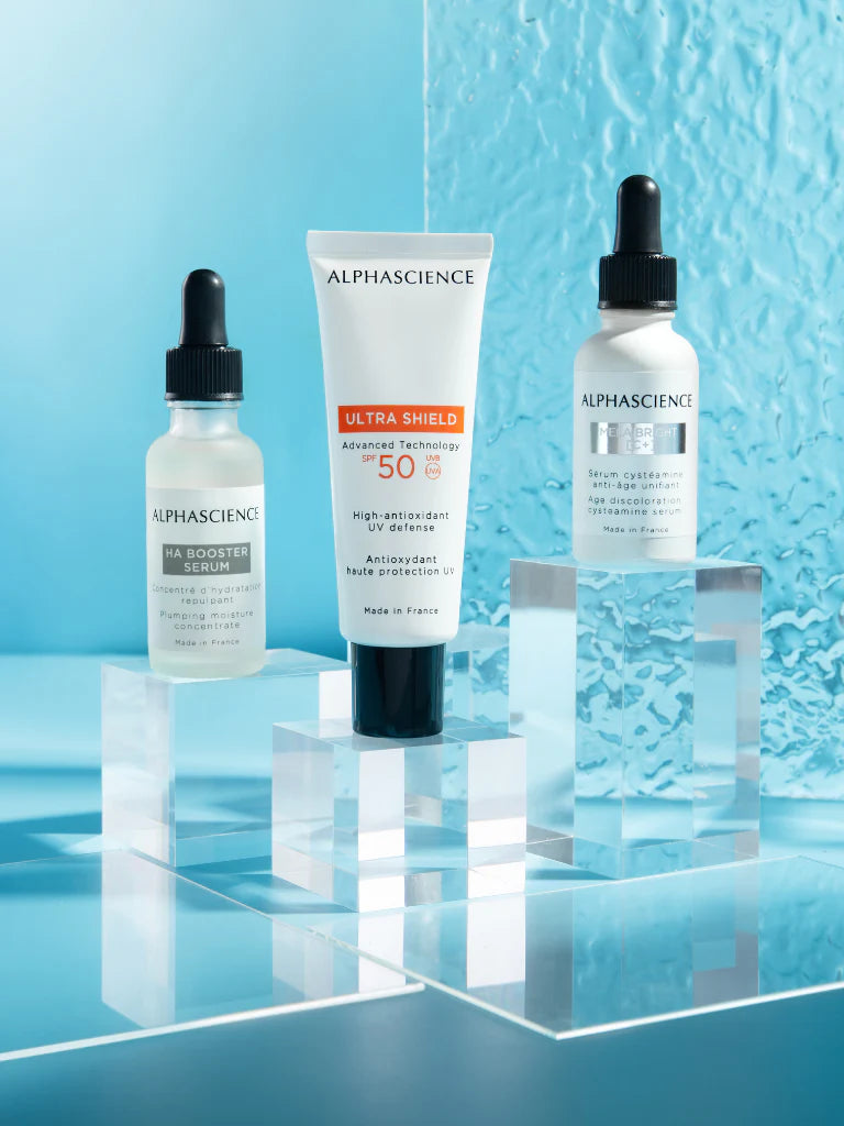 Crème ALPHASCIENCE Ultra Shield SPF50+ 40ml solaire très haute protection SPF50+ anti-âge hydratation sans traces UVA UVB - novaparapharmacie
