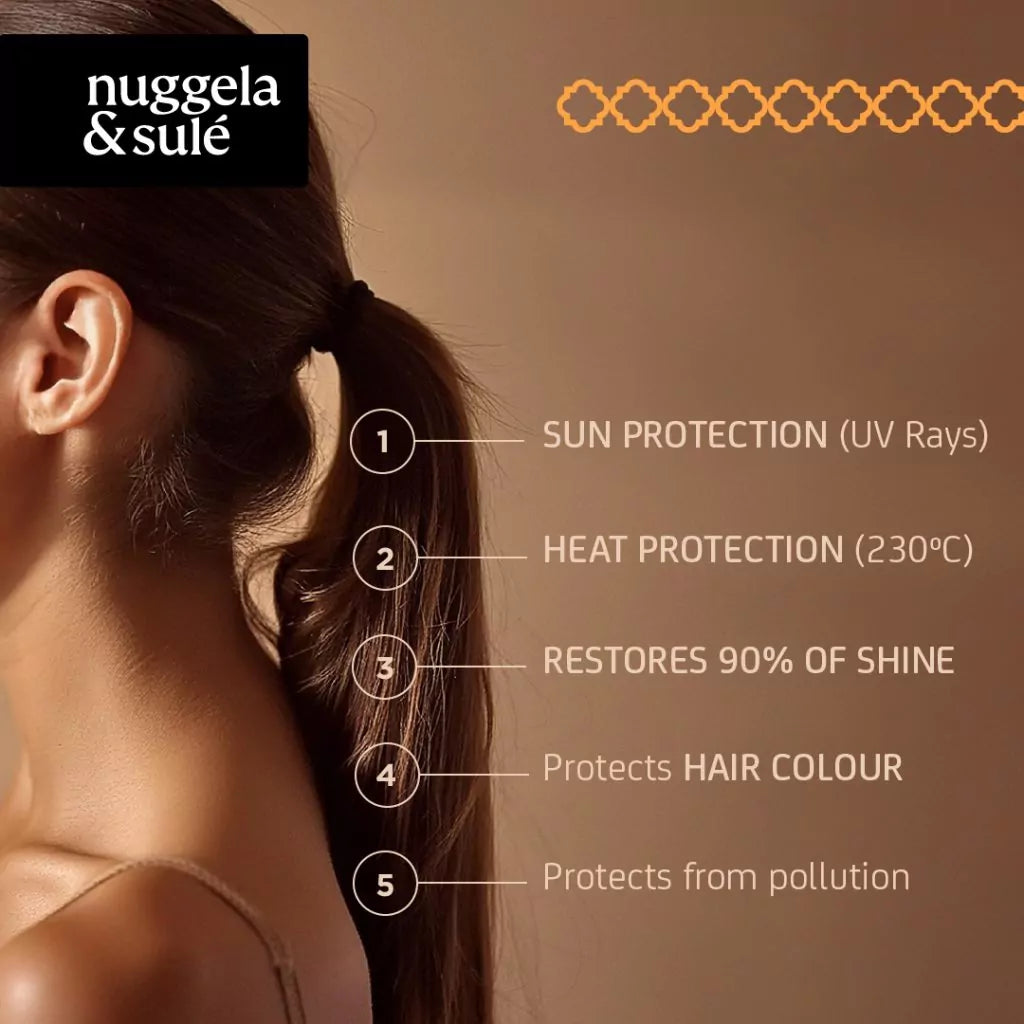 Nuggela Sule bénéfices protection totale thermoprotecteur anti-casse brillance éclatante spray cheveux - novaparapharmacie