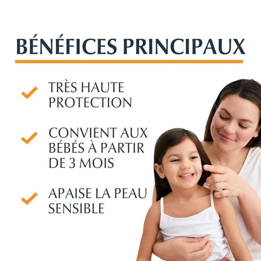 Eucerin Sun Protection Kids Spray SPF50+ texture spray transparent absorption rapide protection enfants peaux sensibles formule douce hypoallergénique