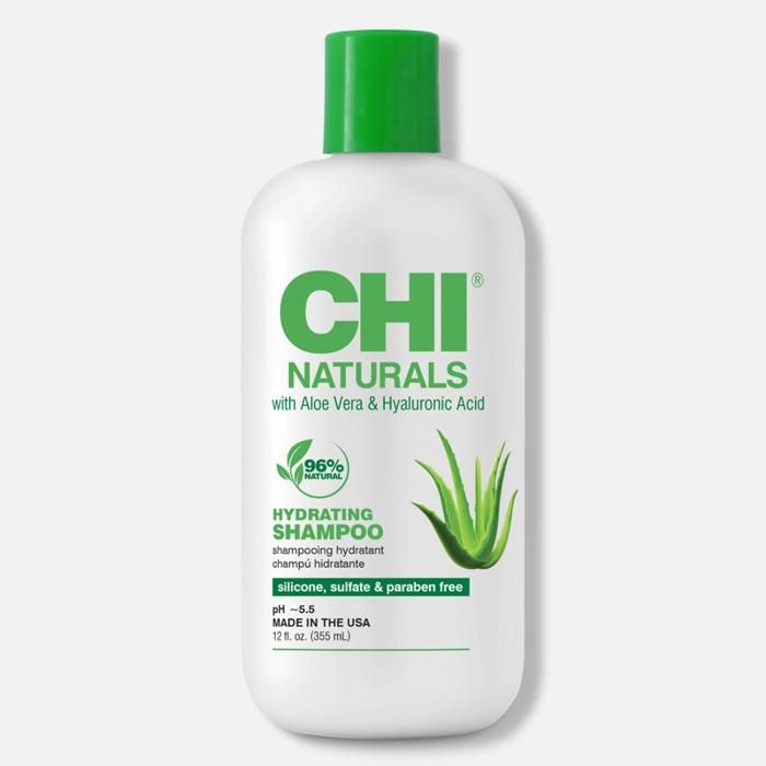 CHI Naturals Shampooing Aloe Vera Acide Hyaluronique 355ml hydratant 96% naturel - novaparapharmacie