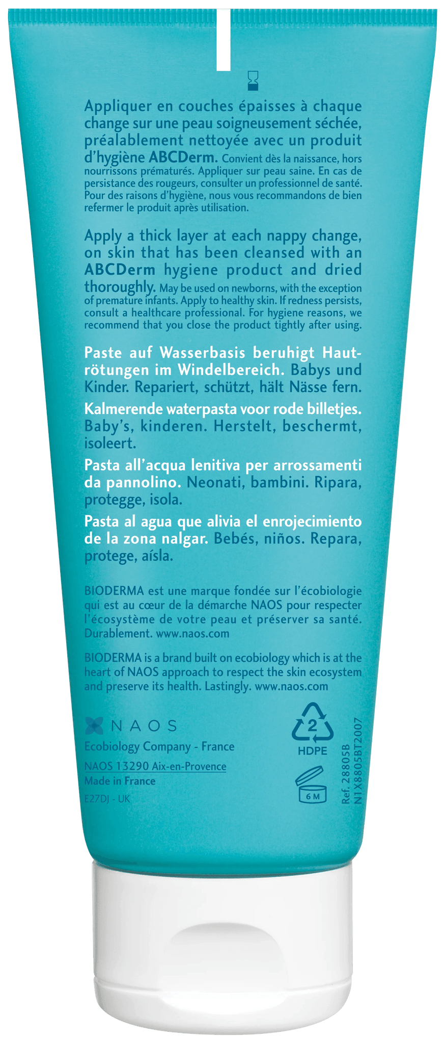 BIODERMA ABCDerm Change Intensif Crème Réparatrice Bébé Rougeurs Fessières 75g - Nova Parapharmacie