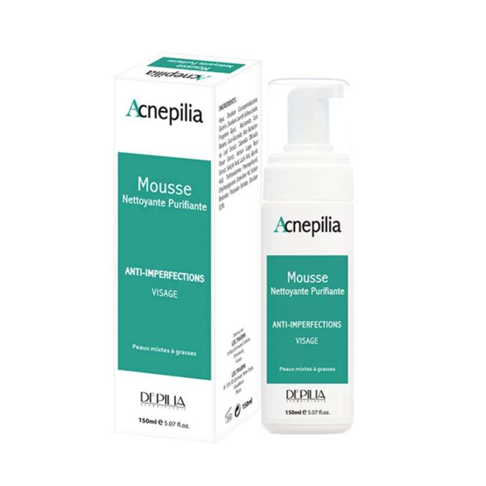 Acnepilia Mousse Nettoyant Purifiante 150ml|Nova Para