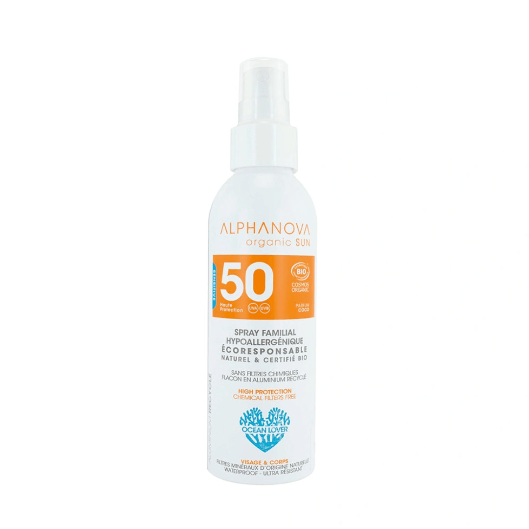 Alphanova Sun Spray Solaire Familial Spf50+ 150g - Nova Parapharmacie