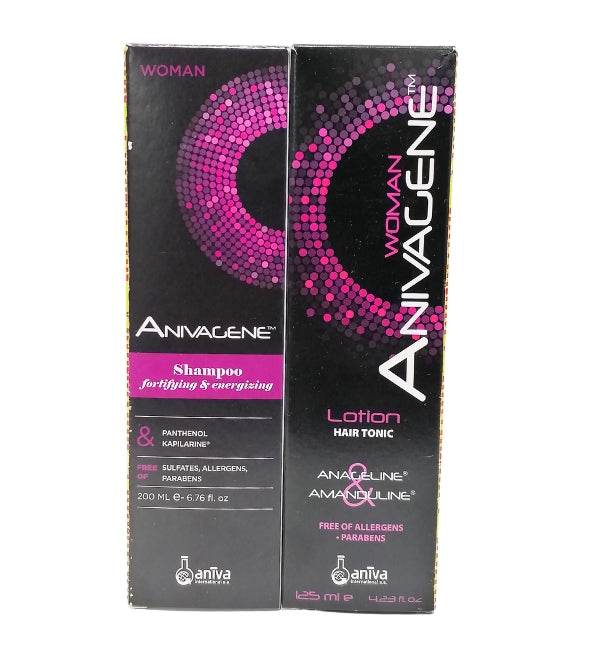 Anivagene Pack Femme Shampoing Fortifiant 200ml + Lotion Tonic 125ml Duo Capillaire - Nova Parapharmacie