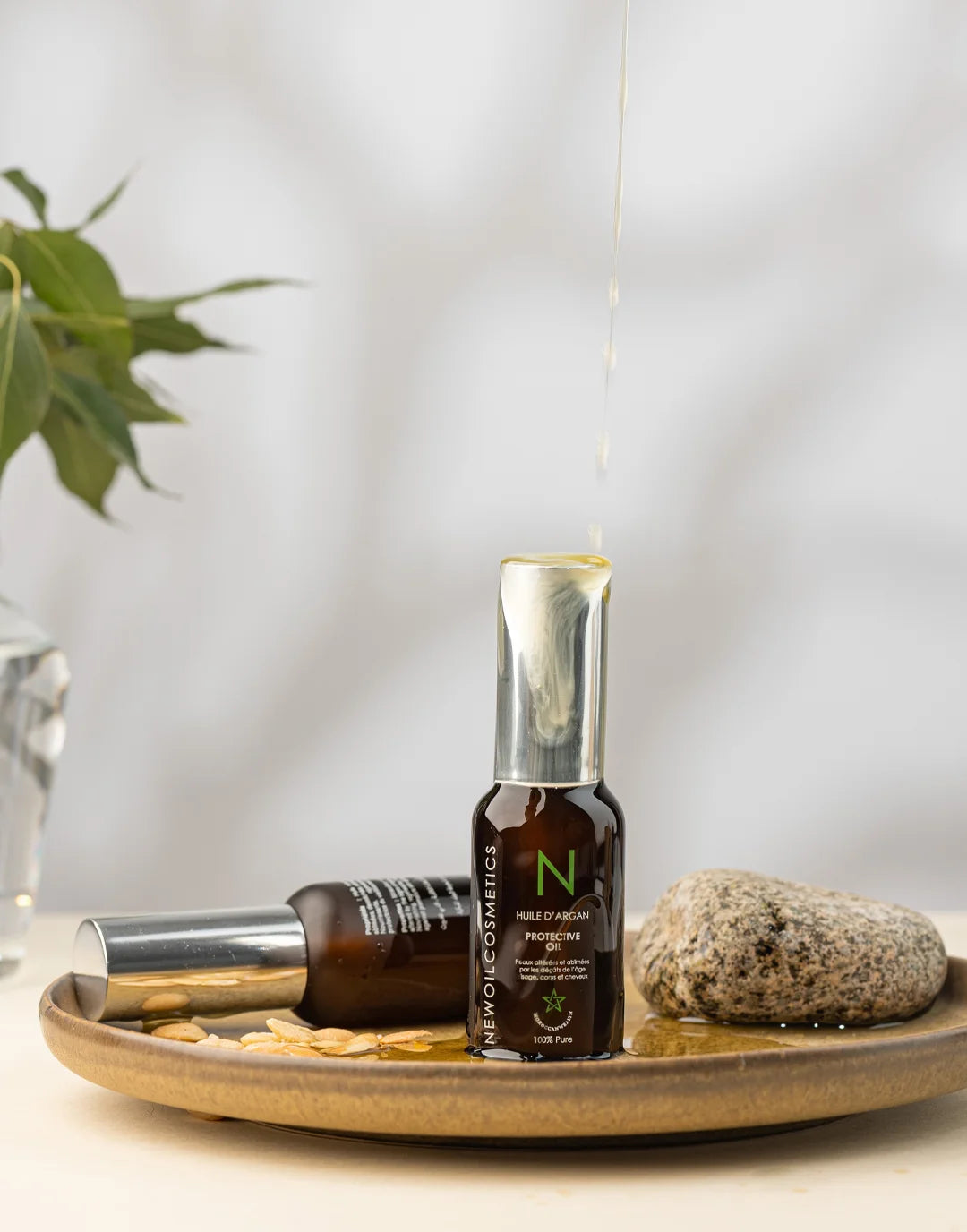 NEW OIL COSMETICS vue alternative huile argan 30ml format flacon compte-gouttes pure naturelle - novaparapharmacie