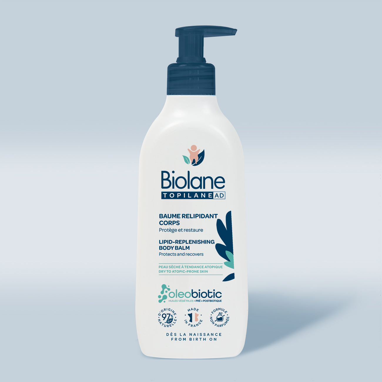 BIOLANE Baume Relipidant Corps 350ml baume nourrissant peau sèche bébé relipidant nutrition intense protection 24H peau atopique - novaparapharmacie