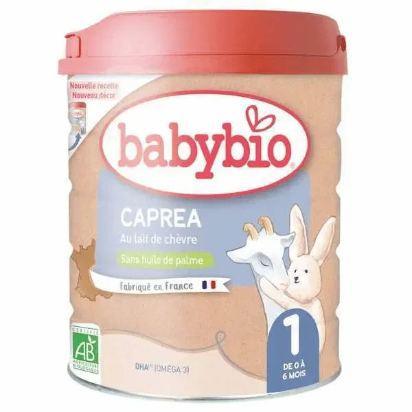 Babybio CAPREA 1 au Lait de Chèvre Bio 800g lait infantile 1er âge dès naissance formule biologique digeste - novaparapharmacie