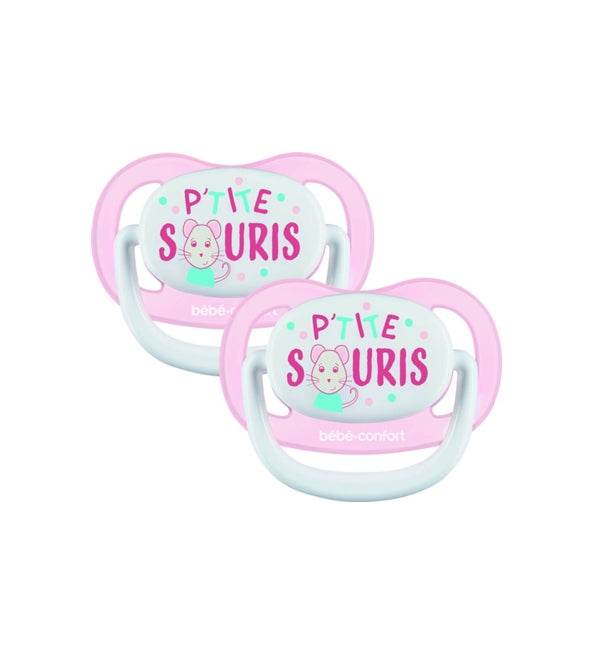 BÉBÉ CONFORT 2 Sucettes Physio Air Confort 0-6m Petit Souris - Nova Parapharmacie