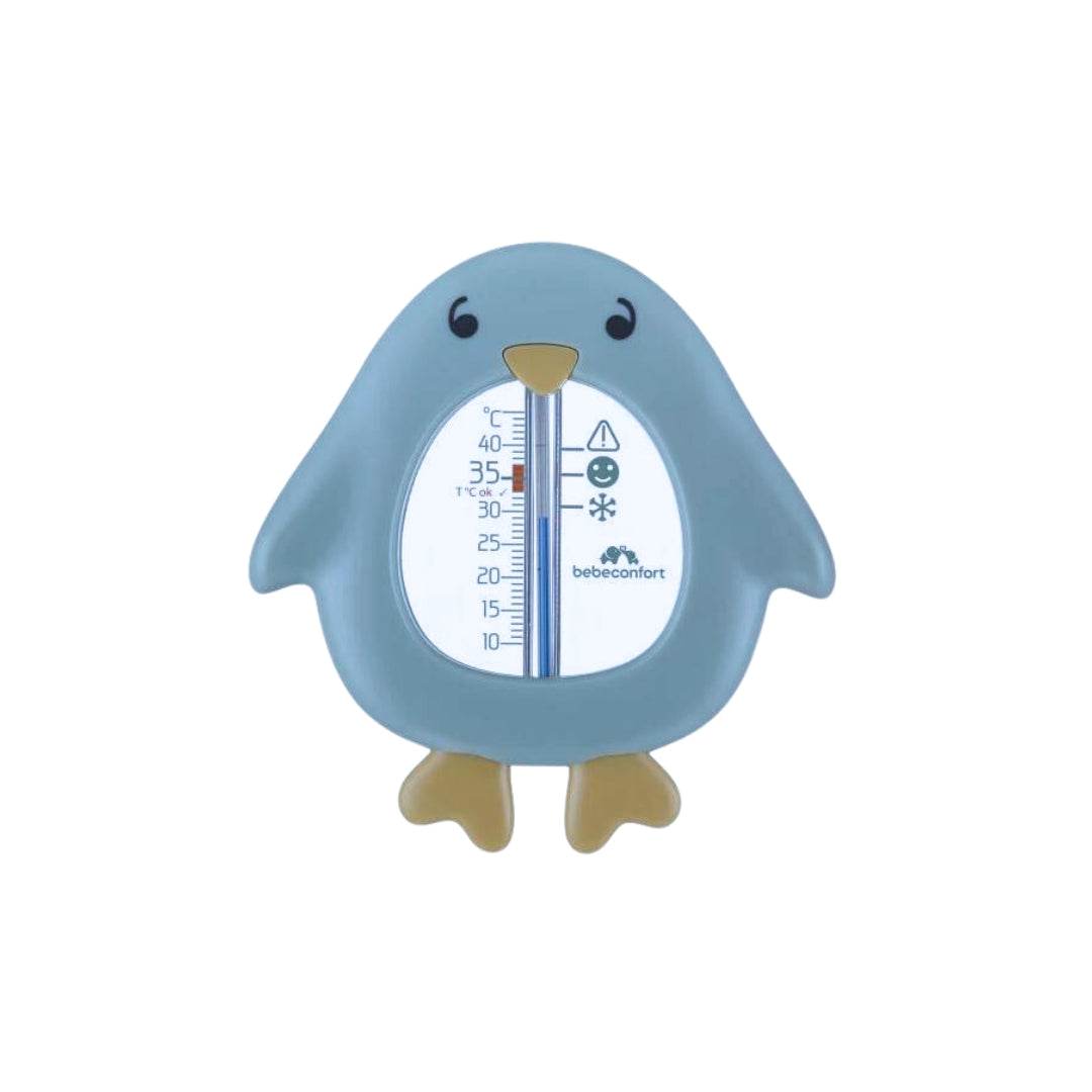 BÉBÉ CONFORT Thermomètre de Bain Pingouin Bleu Sécurité +0m - Nova Parapharmacie