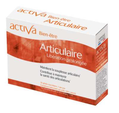 ACTIVA Bien-Être Articulaire articulations mobilité glucosamine chondroïtine MSM collagène type II - novaparapharmacie