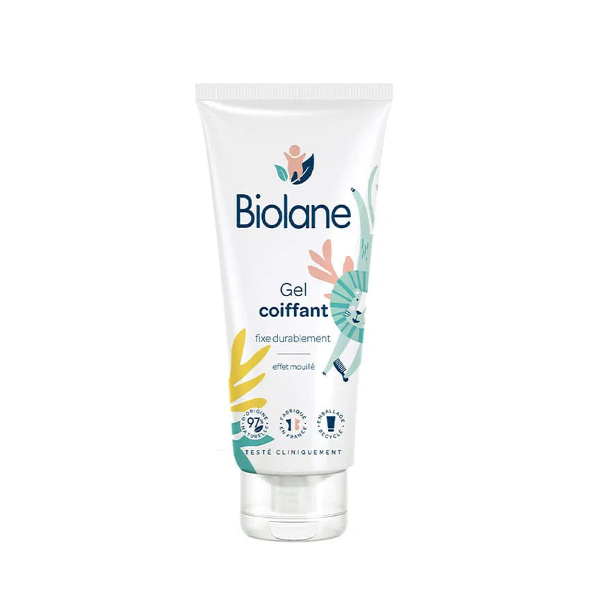BIOLANE Gel Coiffant 100ml gel coiffant bébé spécial bébé démêlage facile cheveux disciplinés formule douce cuir chevelu sensible - novaparapharmacie