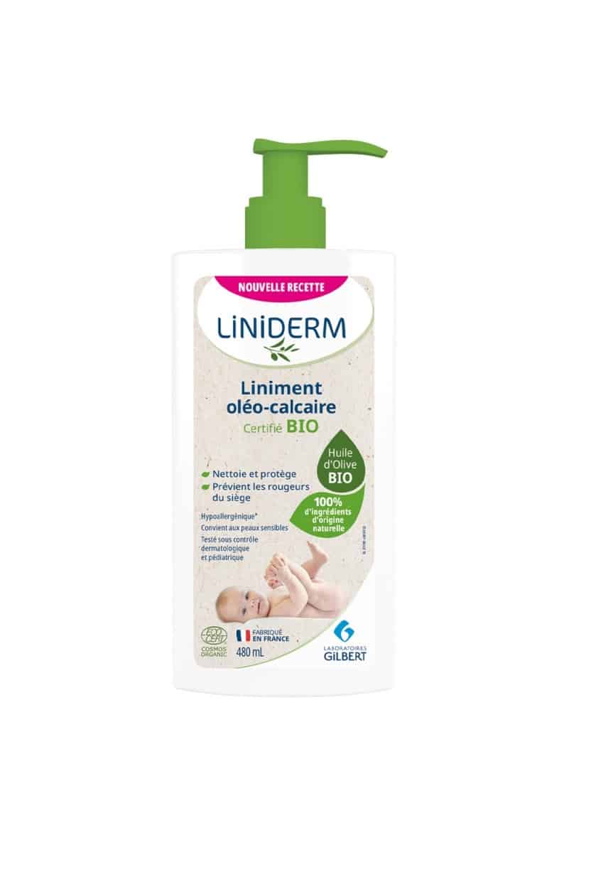 GILBERT Liniderm Liniment Oléo-Calcaire 480ml bébé change nettoyant apaisement - novaparapharmacie
