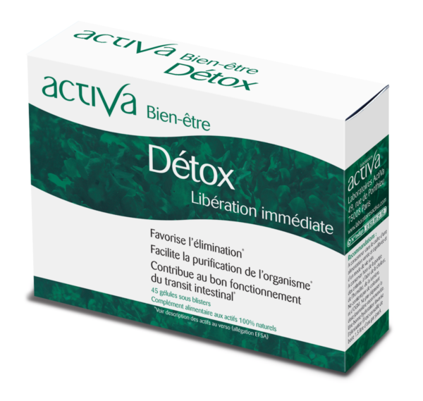 ACTIVA Bien-Être Detox détoxification drainage élimination toxines chardon-marie artichaut pissenlit - novaparapharmacie
