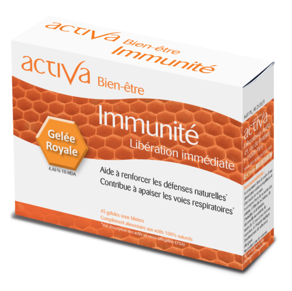 ACTIVA Bien-Être Immunité défenses naturelles vitamine C zinc vitamine D échinacée propolis - novaparapharmacie