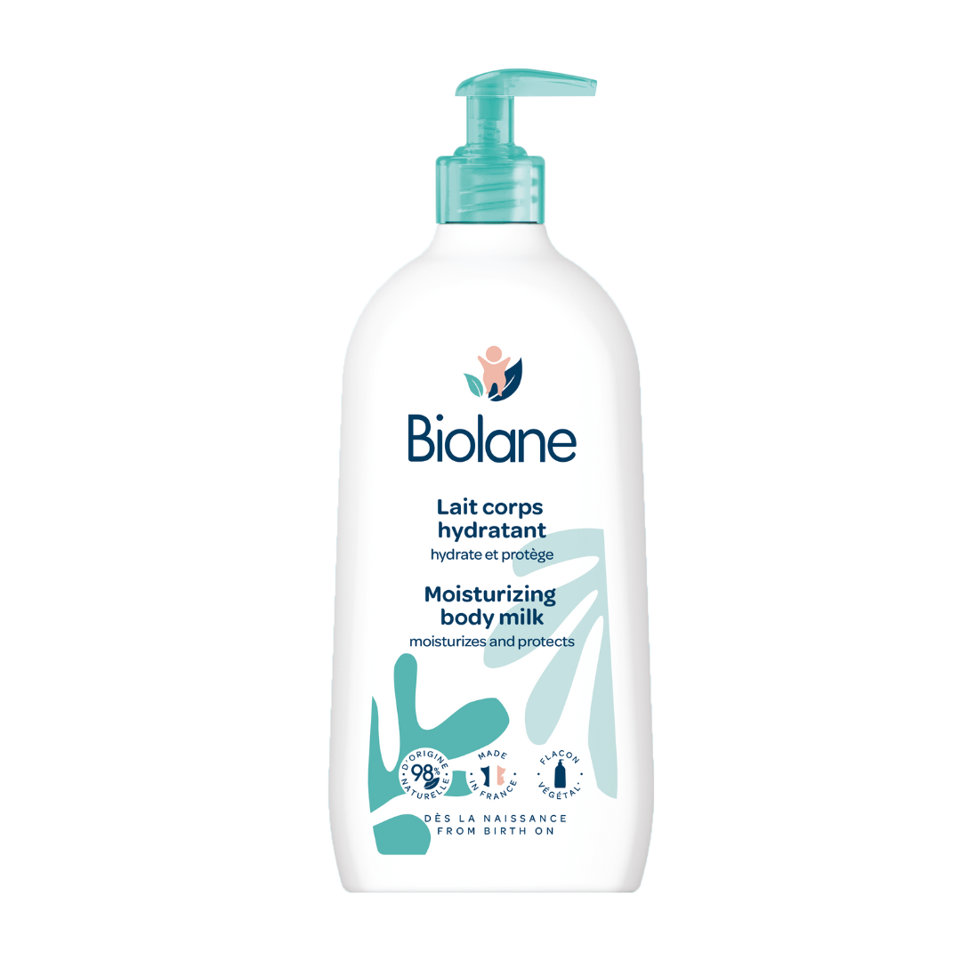 BIOLANE Lait Corps Hydratant 350ml lait hydratant bébé hydratation 24H spécial bébé nutrition intense texture lait absorption rapide - novaparapharmacie