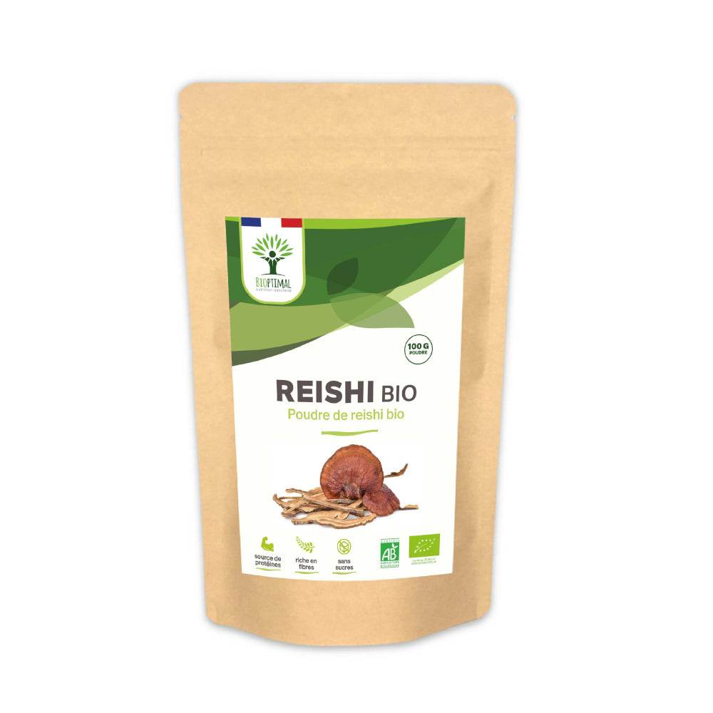 Poudre De Reishi Bio En Capsules 500mg - 120 Capsules Végétariennes, Ganoderma Lucidum, Marque Vita World, Neuf