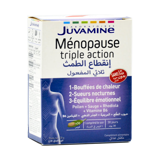 Juvamine Menopause Triple Action 30 comprimés