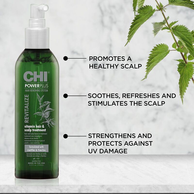  CHI 104ml Power Plus Revitalize traitement cuir chevelu vitamines fortifiant - novaparapharmacie