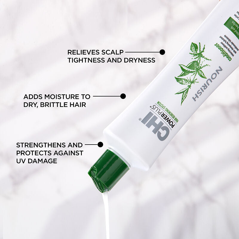 CHI Power Plus Nourish Conditioner 355ml bénéfices renforce cheveux affaiblis réduit chute nutrition profonde - novaparapharmacie