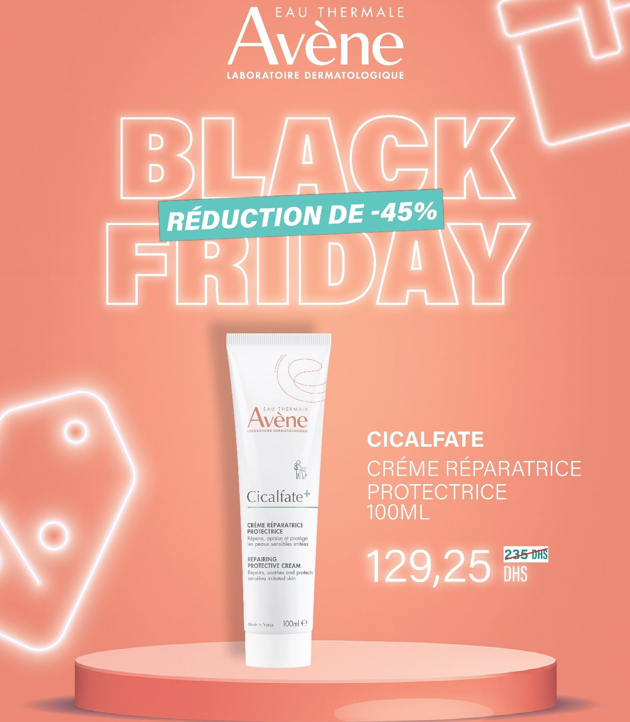 Avène Cicalfate Crème Réparatrice 100ml Cicatrisation Apaisement Toute Famille Irritations - novaparapharmacie