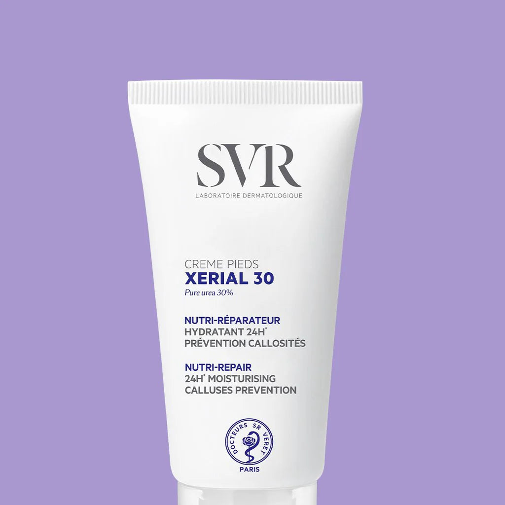 SVR XERIAL 50 Extrême XERIAL 30 Crème Pieds coffret duo pieds très secs 50% urée 30% urée action kératolytique - novaparapharmacie