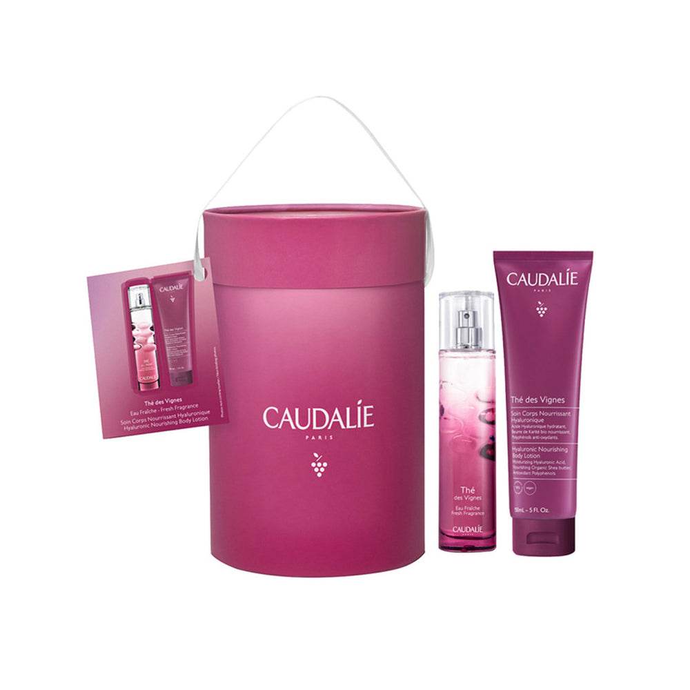 Caudalie The Des Vinges Coffret Soin Corps Nourissant+Eau Fraiche - Nova Parapharmacie