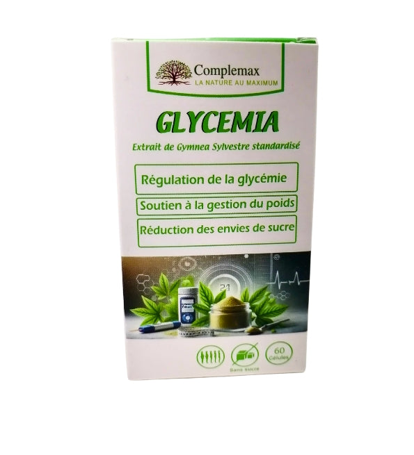 Boîte gélules Complemax Glycemia 60 gélules régulateur glycémie naturel