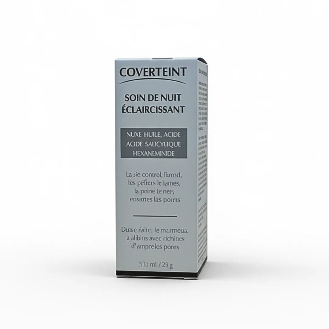 Coverteint Soin de Nuit Éclaircissant 30ml crème nuit éclaircissante anti-taches pigmentation éclat - novaparapharmacie