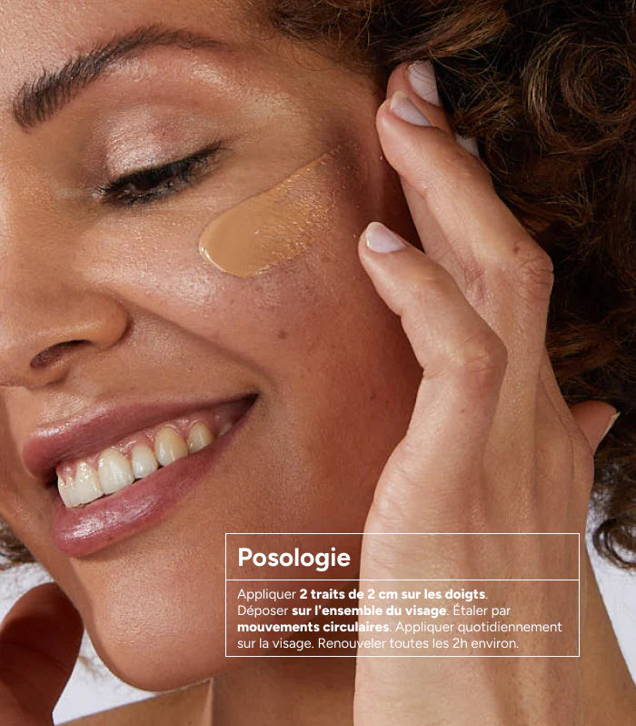  ACM Dépiwhite M mode emploi écran teinté SPF50 protection anti-taches lumière visible UVA UVB application quotidienne - novaparapharmacie