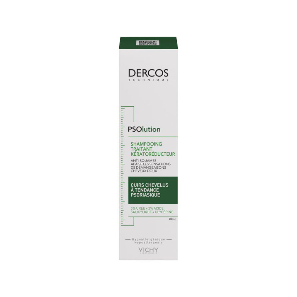 VICHY Dercos Psolution Shampooing Traitant Keratoreducteur 200ml nova parapharmacie prix maroc casablanca