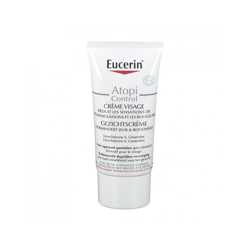 Eucerin Atopicontrol Crème Visage Calmante 12% Oméga | Nova Para