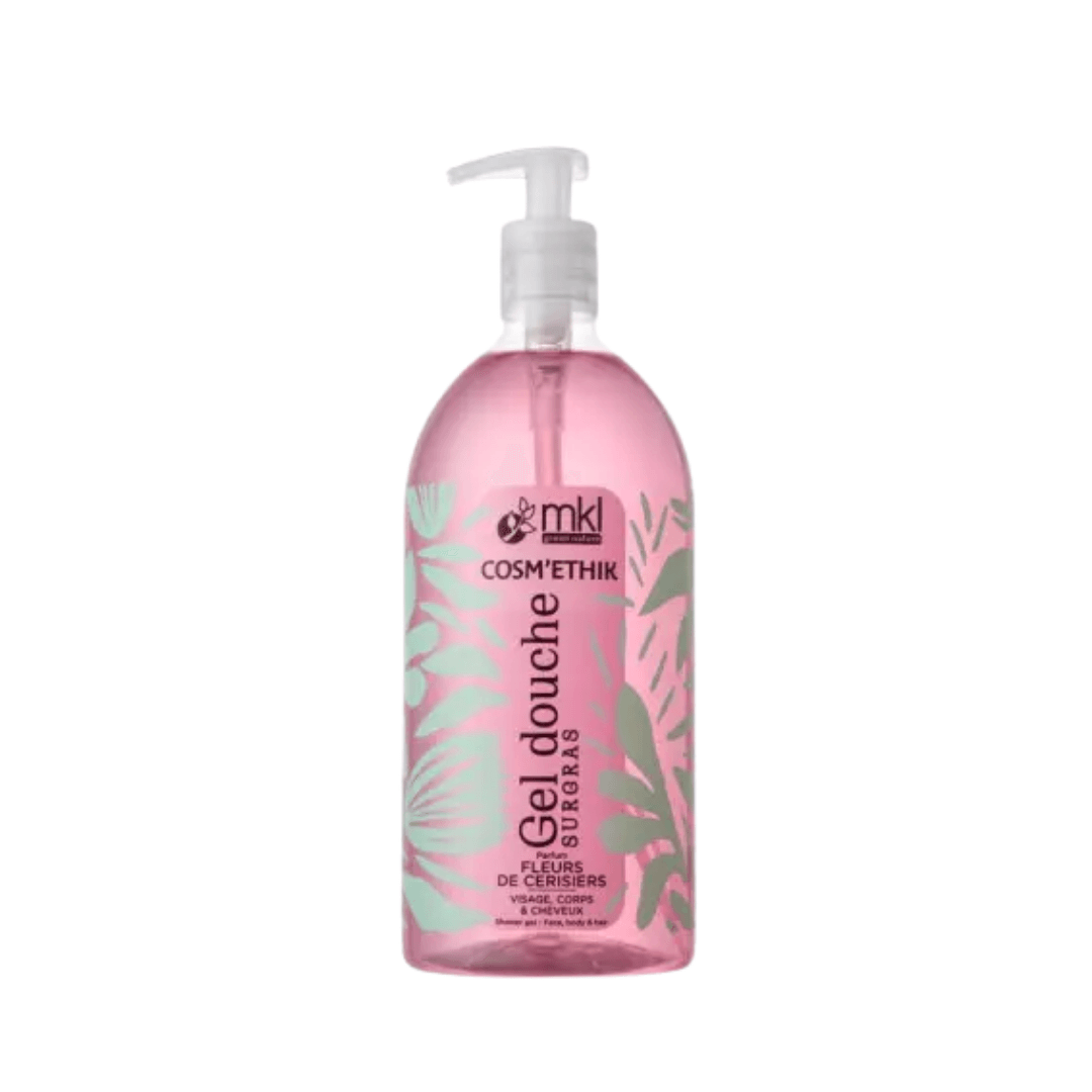 MKL Cosm'ethik Gel Douche Fleurs de Cerisiers Bio 1L - Nova Parapharmacie