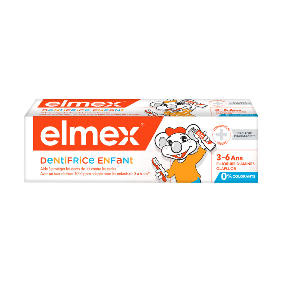 Elmex Dentifrice Enfant 3-6 ans 50ml