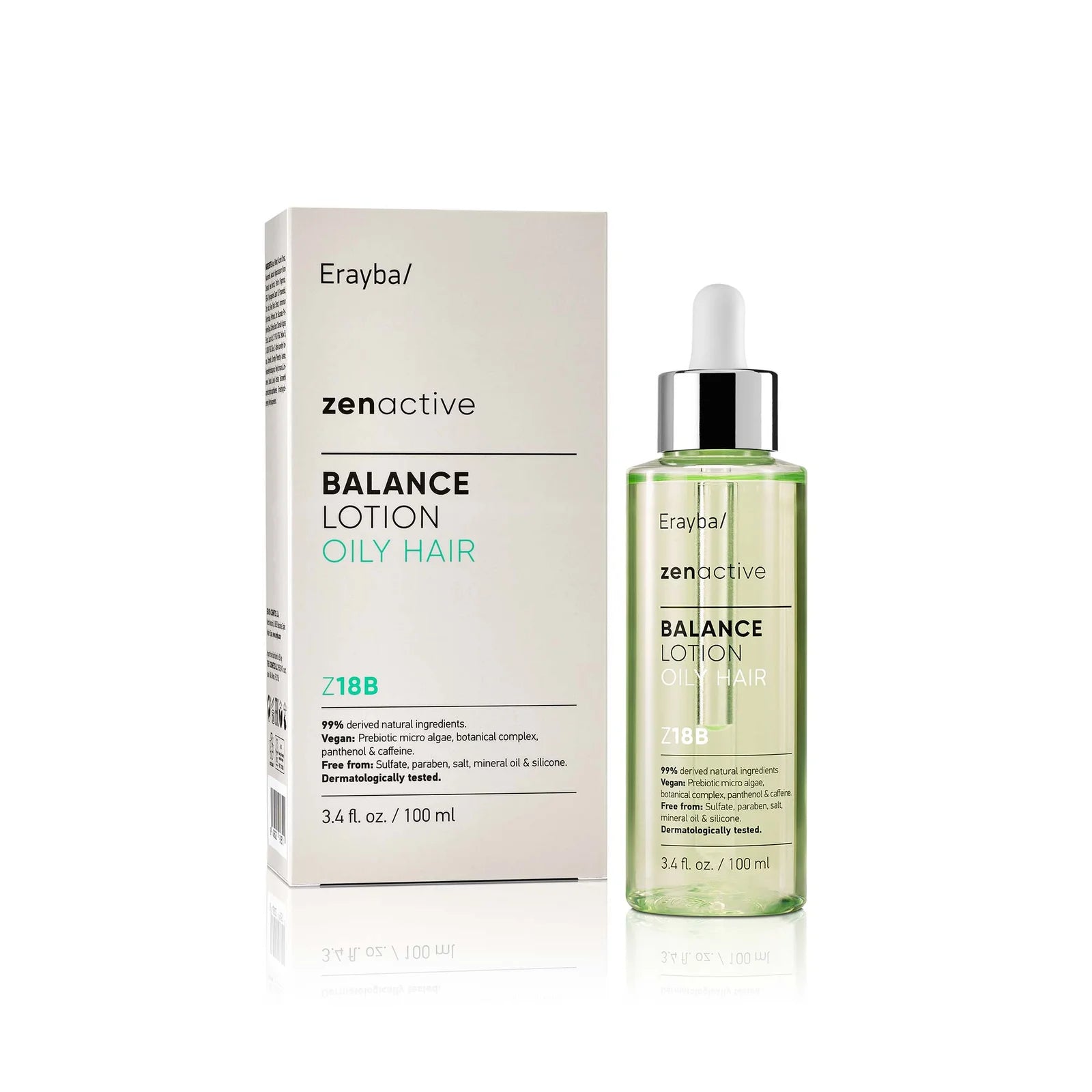 ERAYBA ZenActive Lotion Équilibrante Z18B cuir chevelu gras séborégulateur purifie équilibre fraîcheur - novaparapharmacie