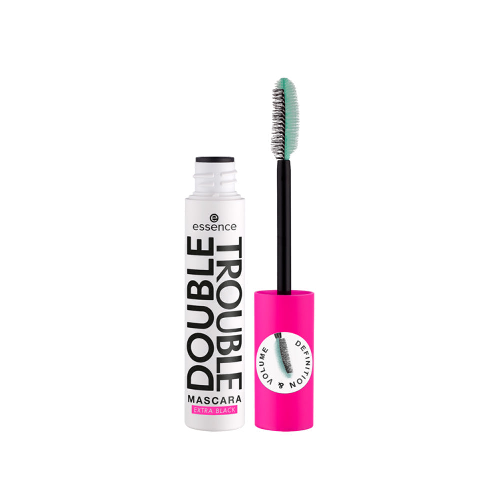 Essence Mascara Double Trouble Extra Noir | Nova Para