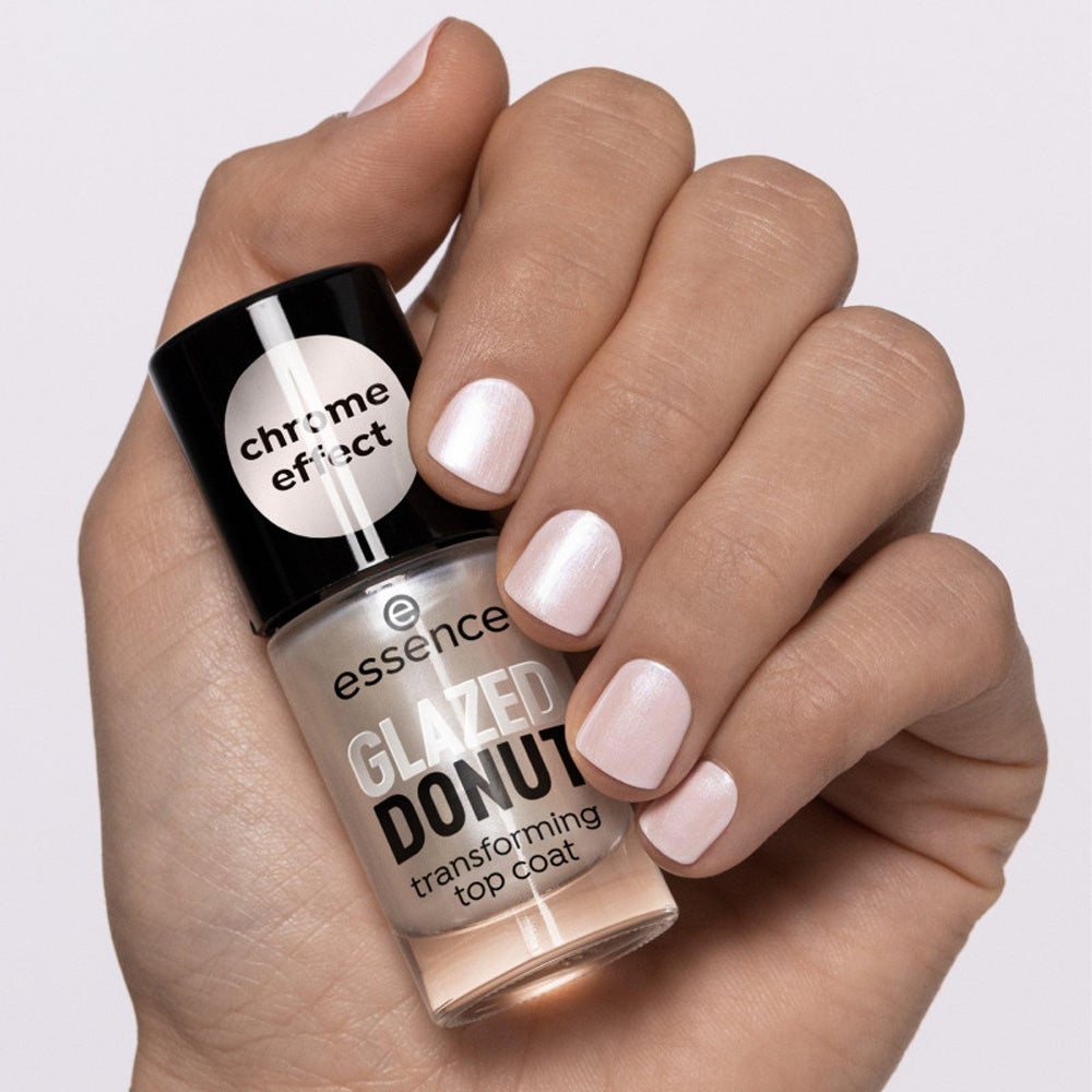 Essence Top Coat Glazed Donut transforming | Nova Para