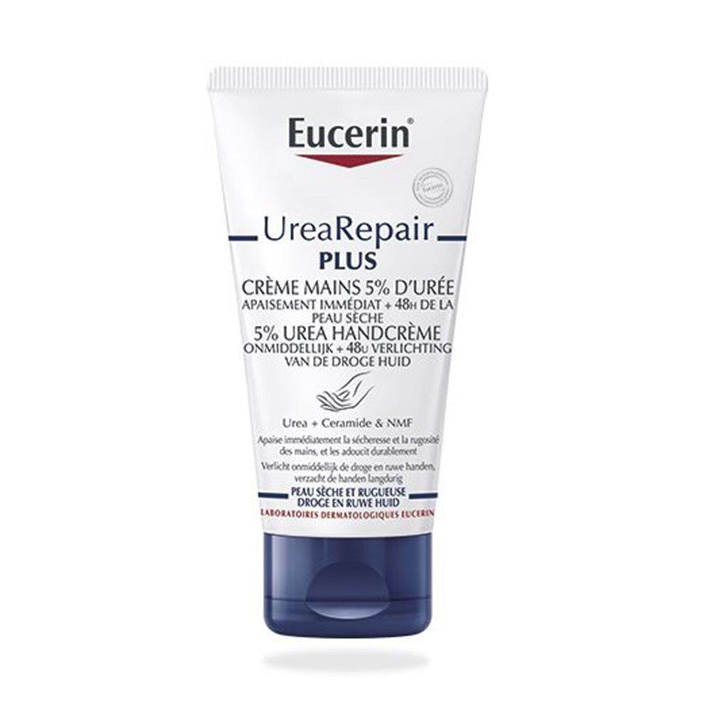 Eucerin UreaRepair PLUS Crème Mains 5% Urée 75ml mains sèches hydratation réparation Nova Parapharmacie Maroc prix