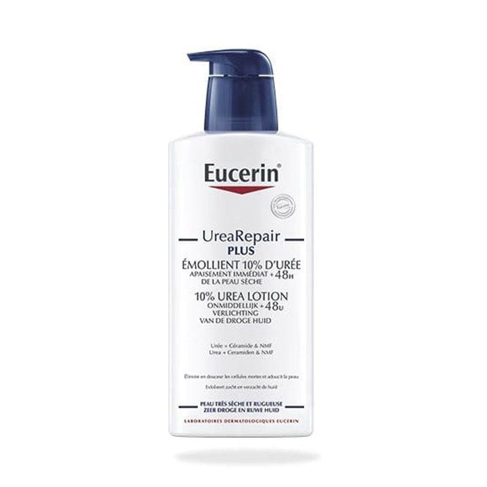 Eucerin UreaRepair PLUS Émollient 10% Urée 250ml peaux très sèches rugueuses hydratation intensive réparation dermatologique Nova Parapharmacie Maroc Casablanca prix livraison authentique
