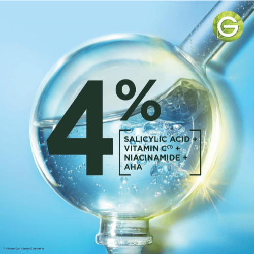 Garnier Fast Clear Booster Serum Acide Salicylique 15ml ingrédients formule anti-acné peau grasse acide salicylique - novaparapharmacie