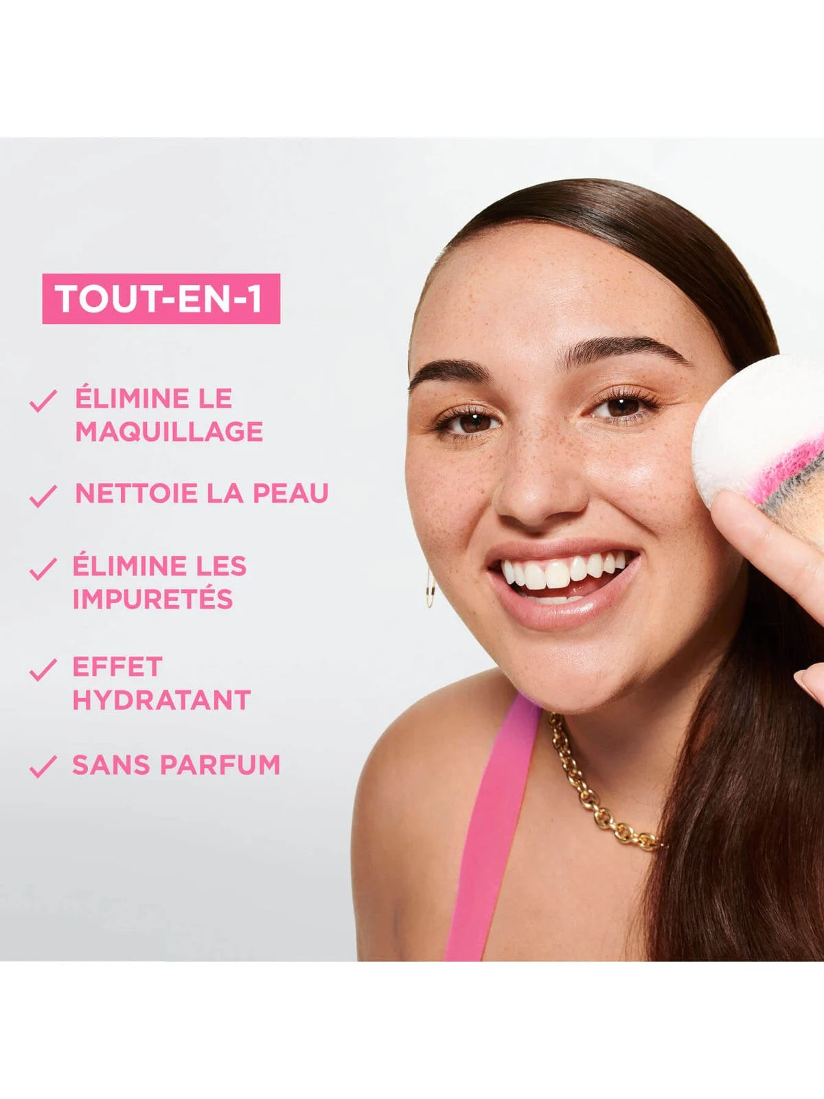 Garnier SkinActive Eau micellaire peaux sensibles bénéfices démaquillant doux sans parfum hypoallergénique confort - novaparapharmacie