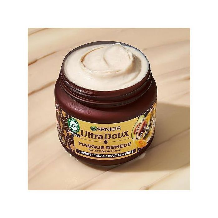 GARNIER Ultra Doux Masque Remède bénéfices avocat karité cheveux secs abîmés nutrition intense réparation profonde - novaparapharmacie