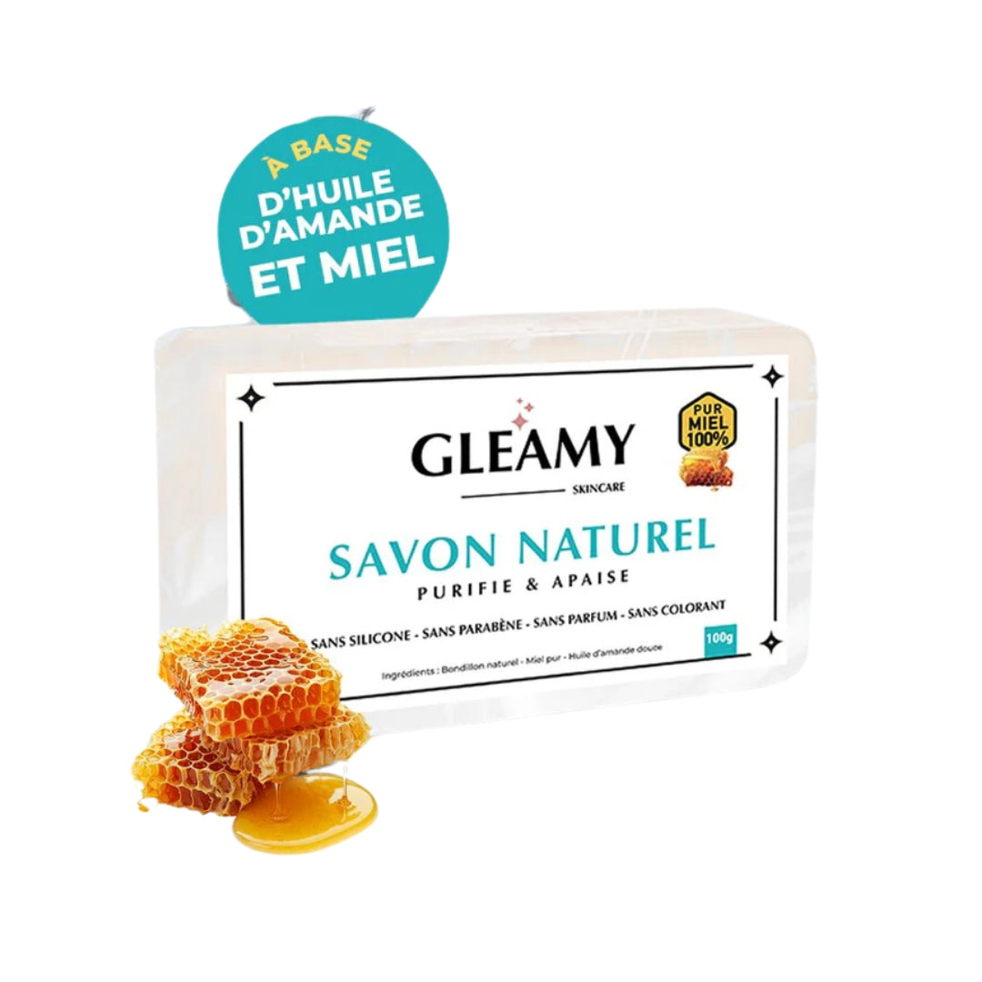 Gleamy Savon Naturel Purifie & Apaise 100g| Nova Para
