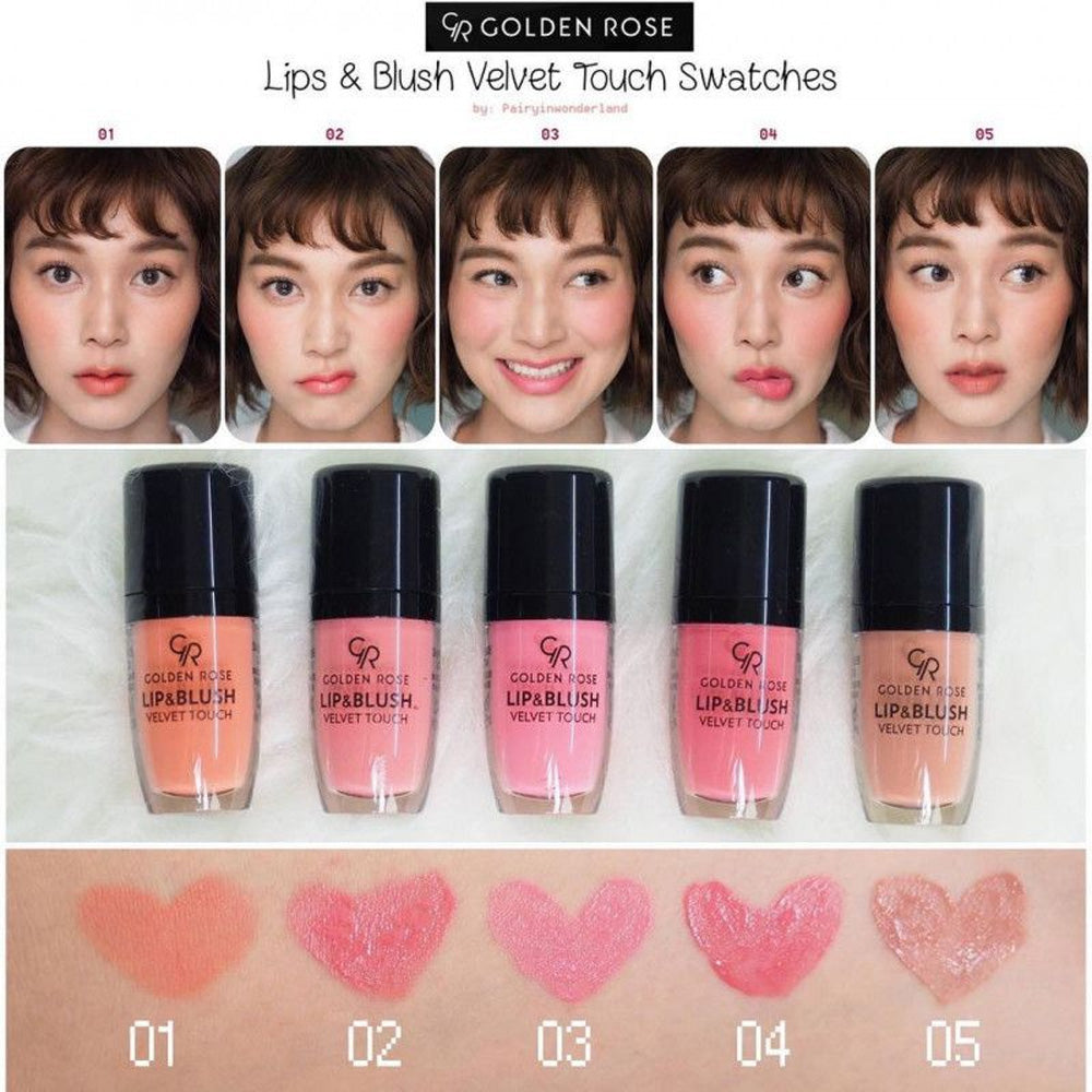 Golden Rose Lèvres Blush Velvet Touch | Nova Para